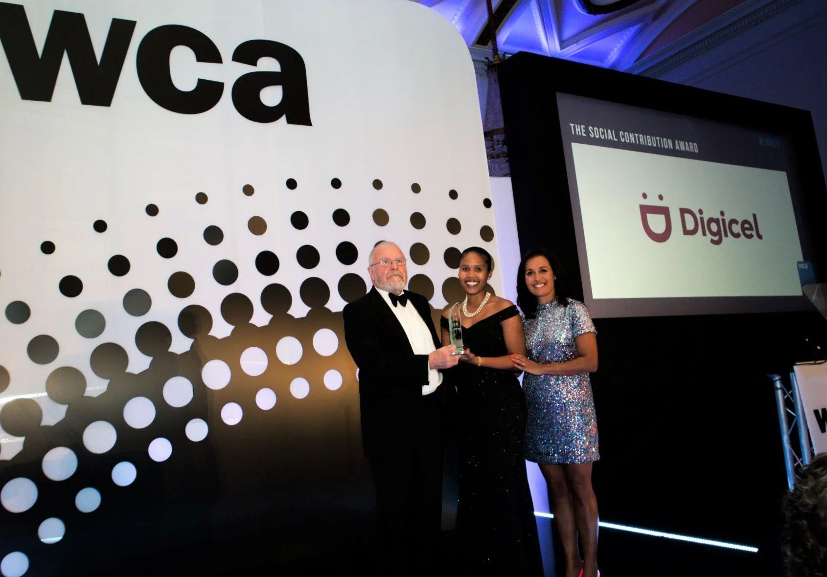 1. Digicel wins WCA Social Contribution Award