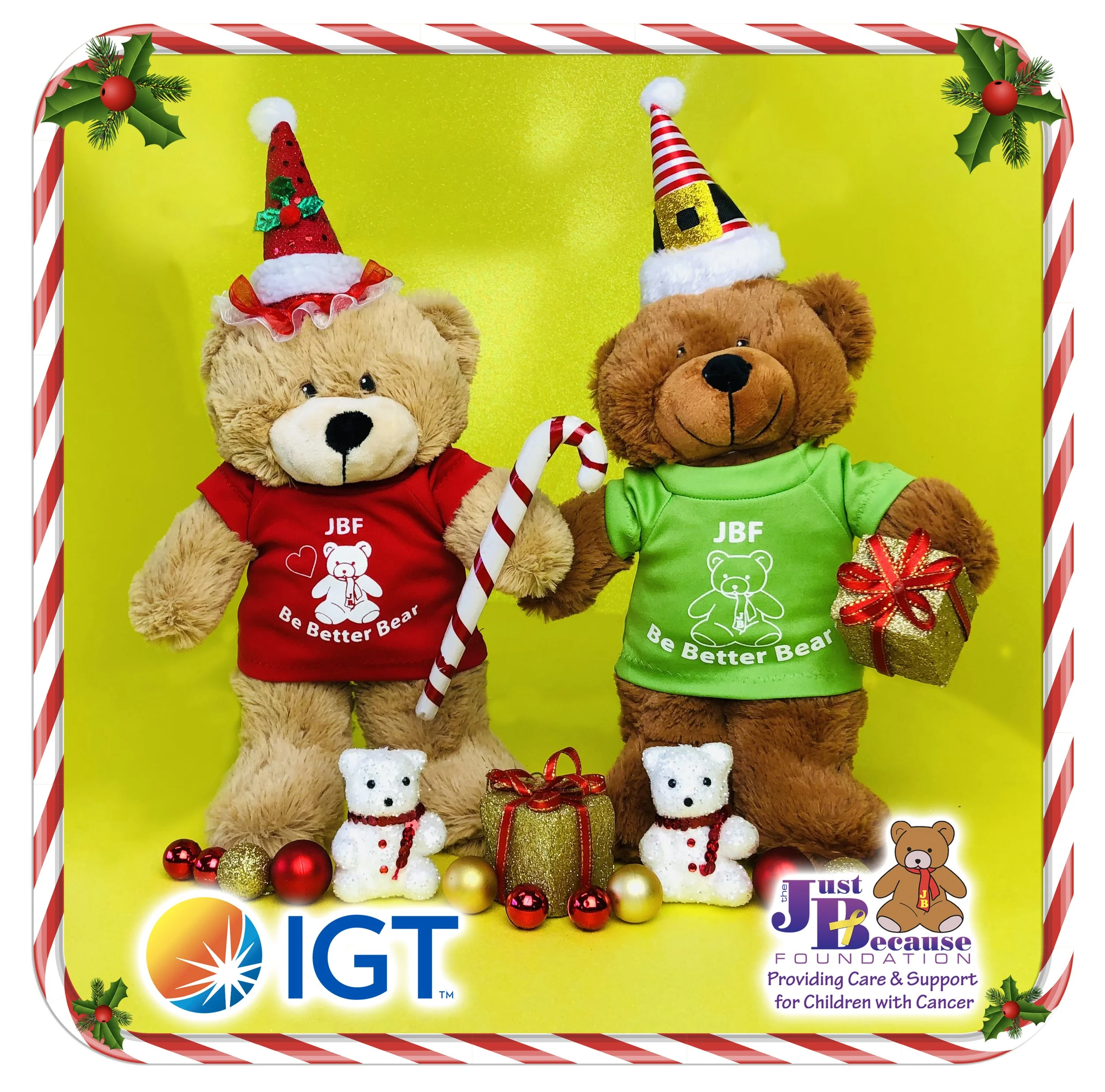 JUST BECAUSE FOUNDATION’S ‘BE BETTER BEARS’ ARRIVE FOR CHRISTMAS