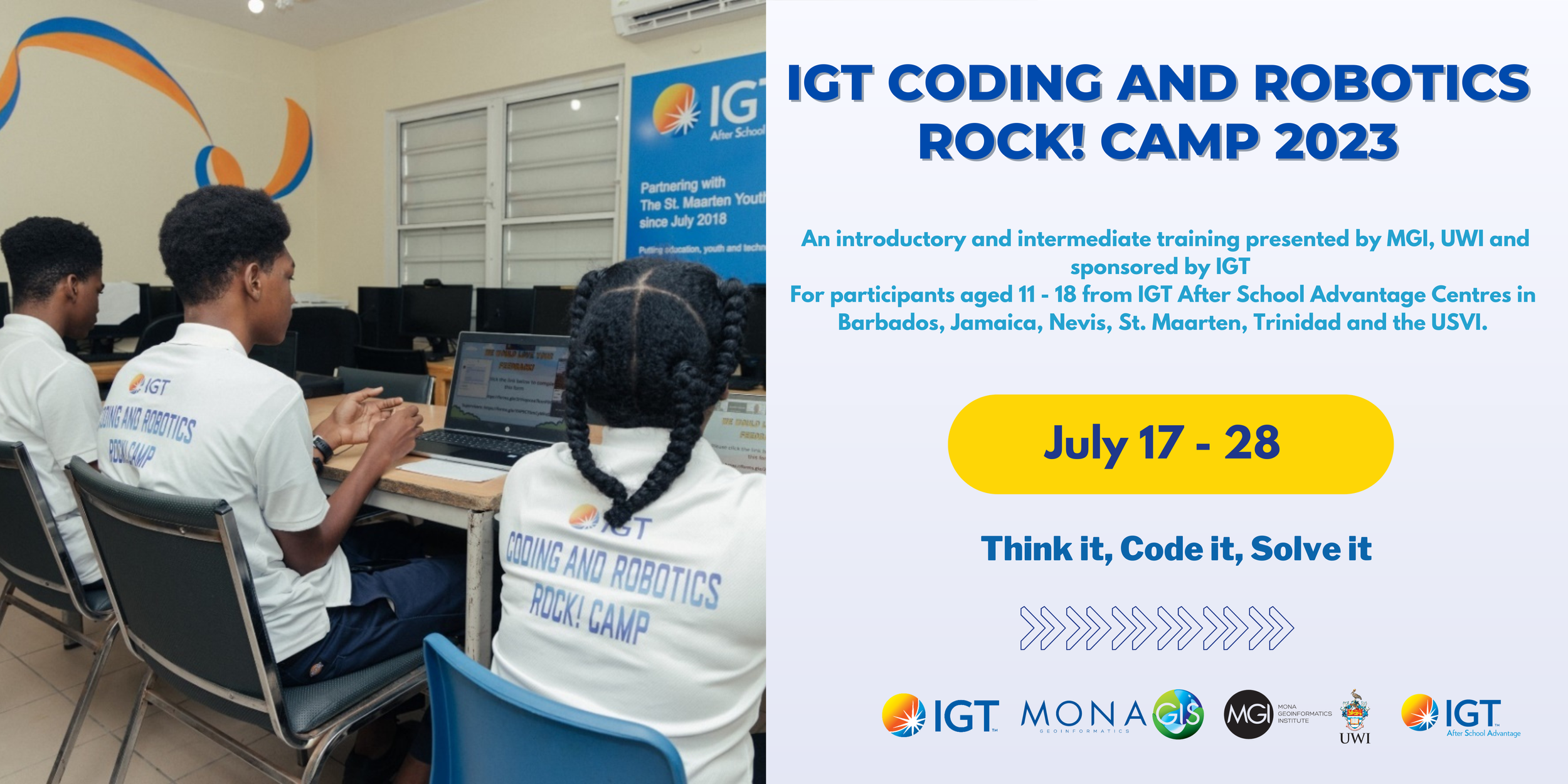 IGT TO HOST THIRD ANNUAL CODING AND ROBOTICS ROCK! CAMP IN TRINIDAD AND TOBAGO