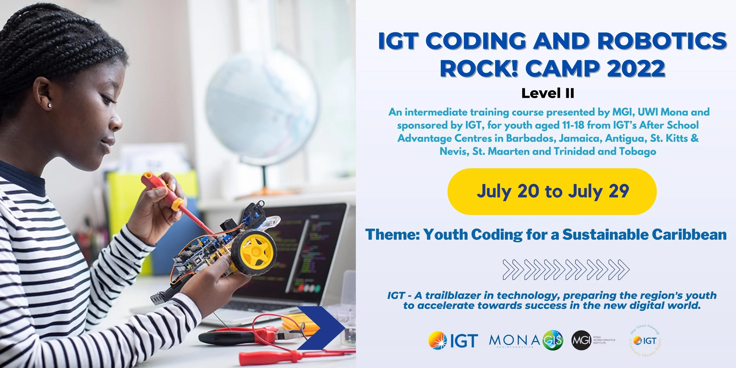 IGT Renews Coding and Robotics Camp with Focus on Creating Sustainability within the Region