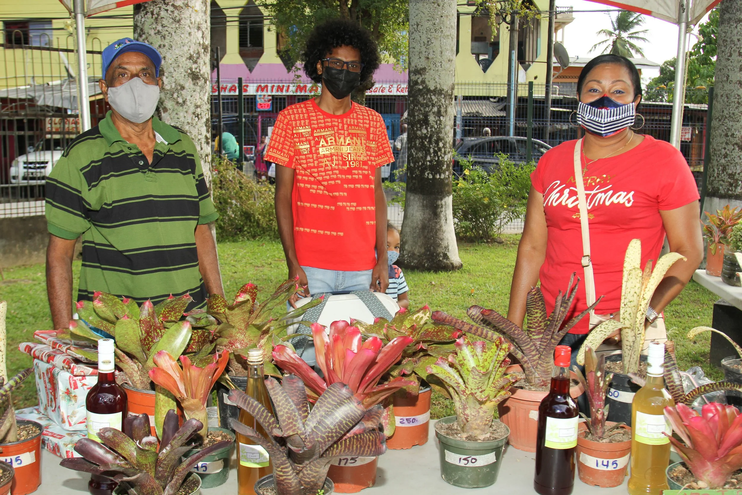 Shelly ann Hope, Vendor and Co-Chair of the Perseverance Village Comm ittee on Sustainable Community Development (PVCSCD)display items for sale at the Trini Christmas Market which was executed by the Digicel Foundation in collaboration with Perseverance Village Committee on Sustainable Community Development (PVCSCD).