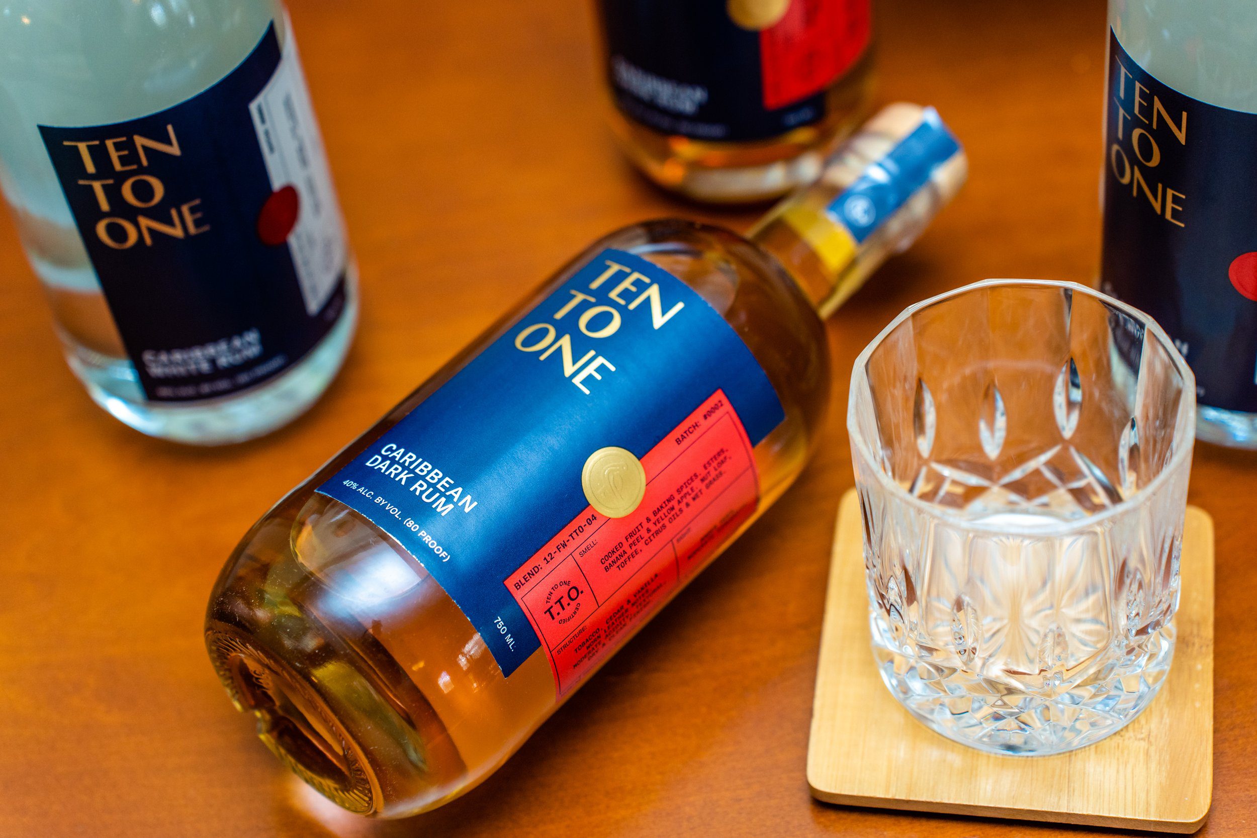 The font used on Ten to One's award-winning rum was taken from a postage stamp commemorating Trinidad and Tobago’s independence in 1962.