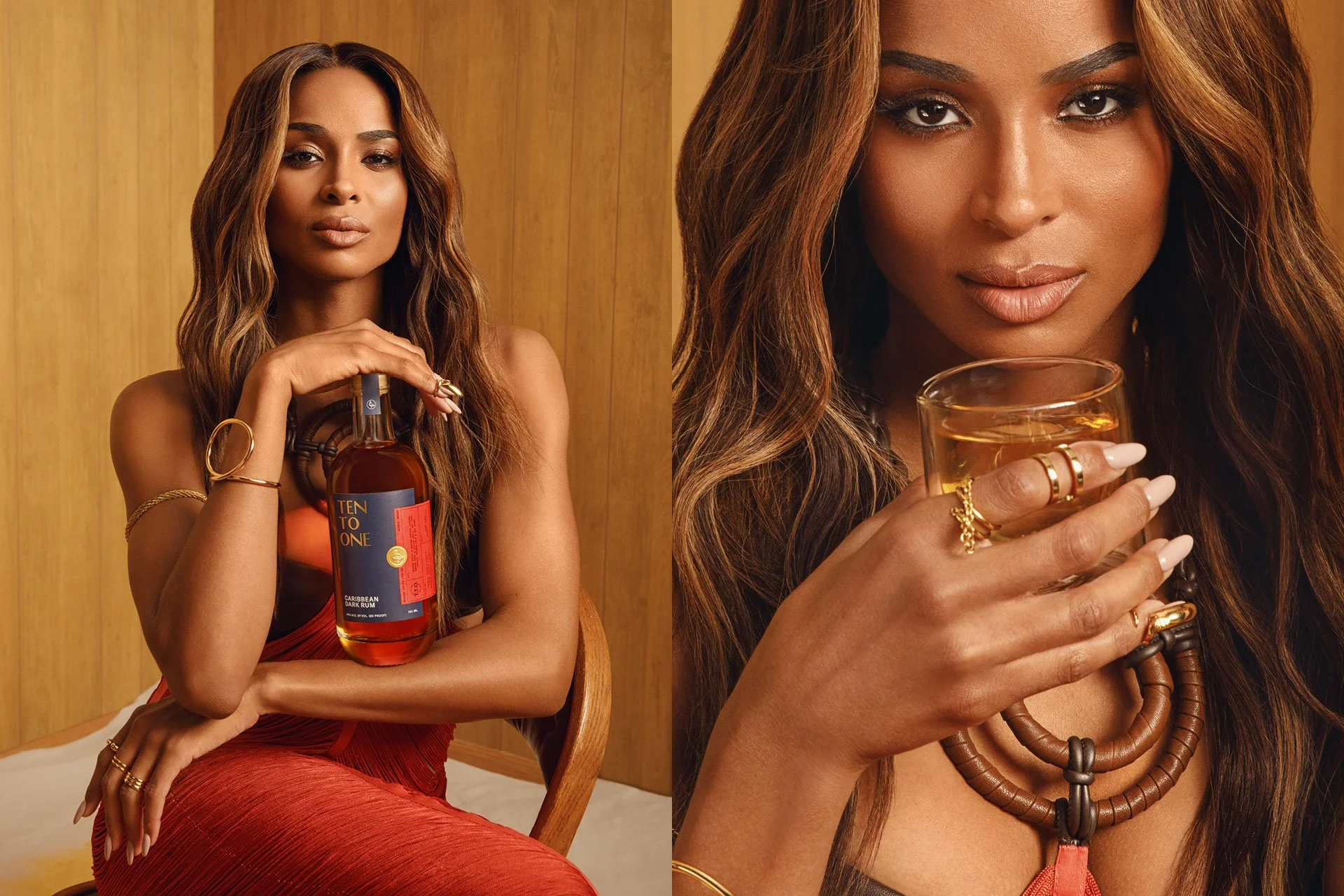 Grammy award-winning Ciara and Ten to One Rum.