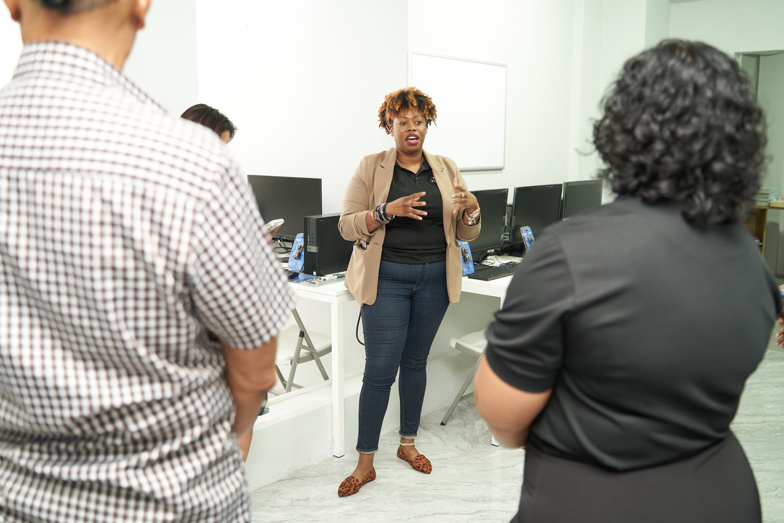 Digicel Foundation’s Head of Operations Cindyann Currency praises the Rebirth House initiative that will provide opportunities for residents to rebuild their lives.