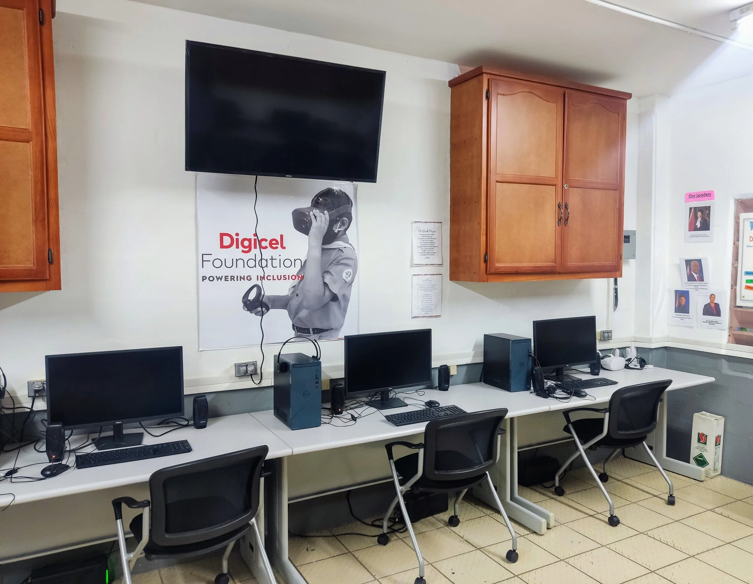 The Digicel Foundation’s Innovation Labs are located in special schools across the country, from POS to Penal, granting access to all that technology has to offer.