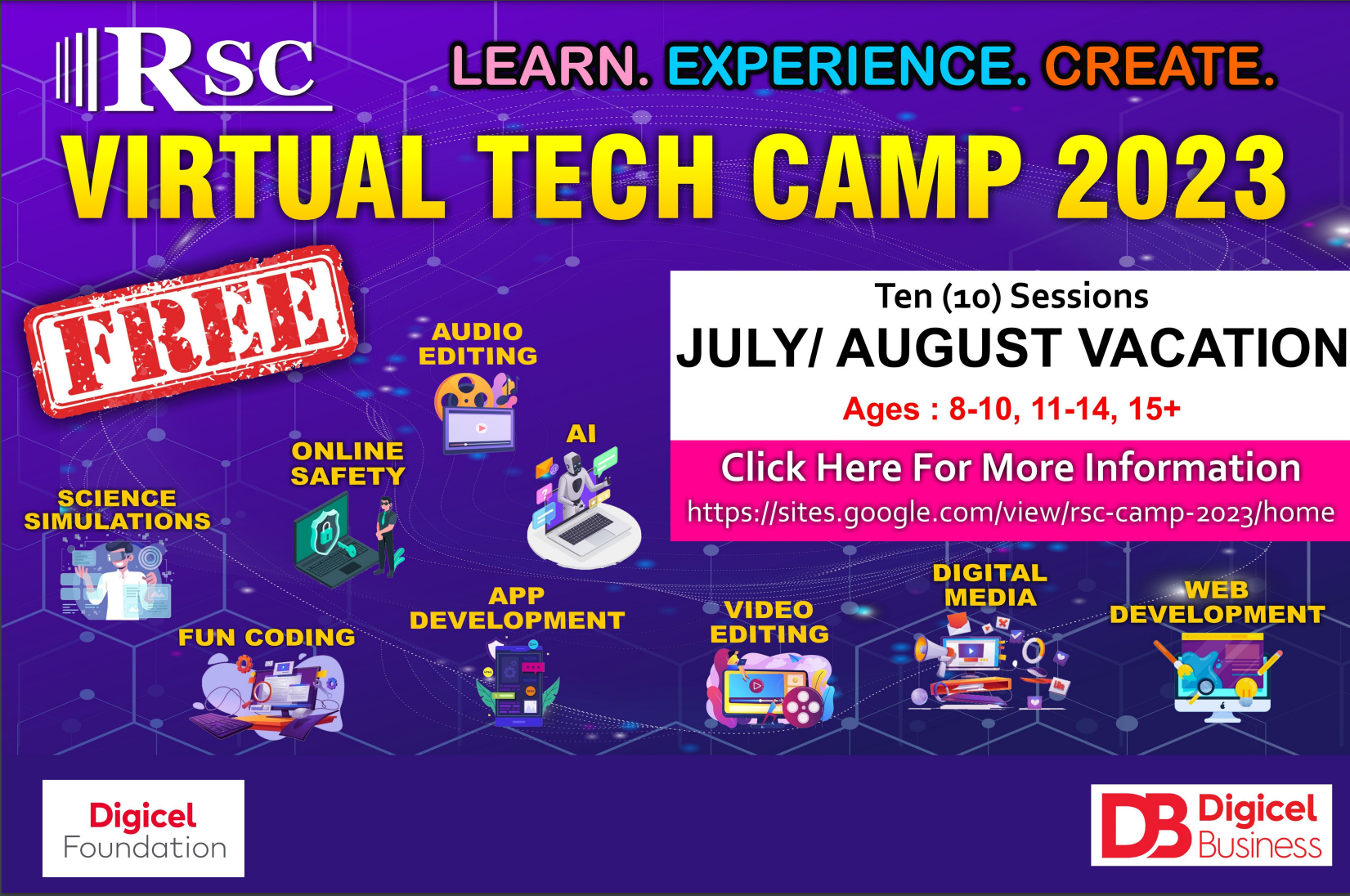 DIGIKIDS TECH VACATION CAMP OPENS